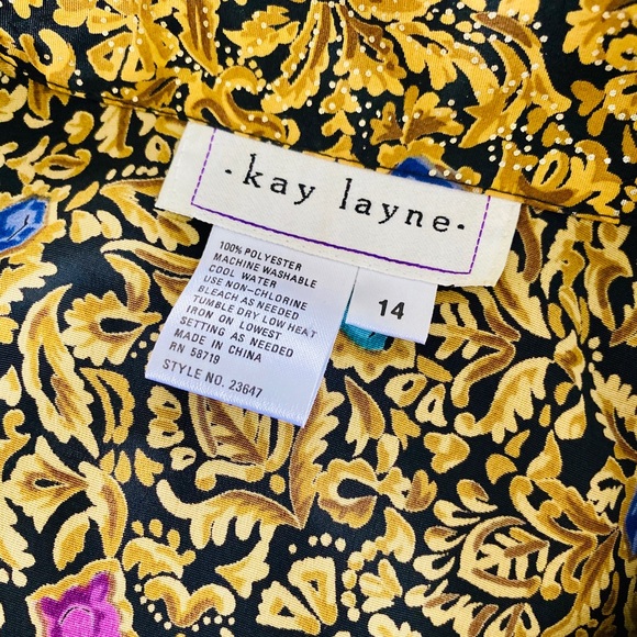 Vintage Versace Style Blouse - Picture 8 of 8